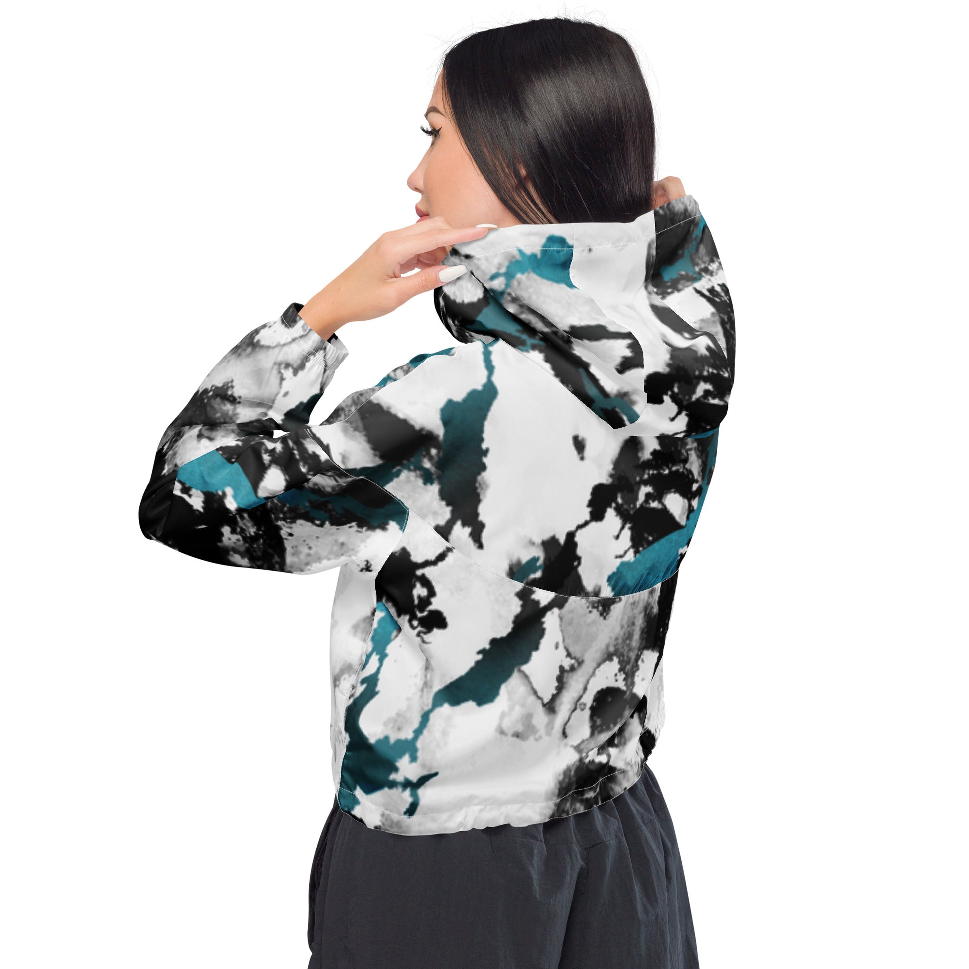 White Windbreaker Jacket