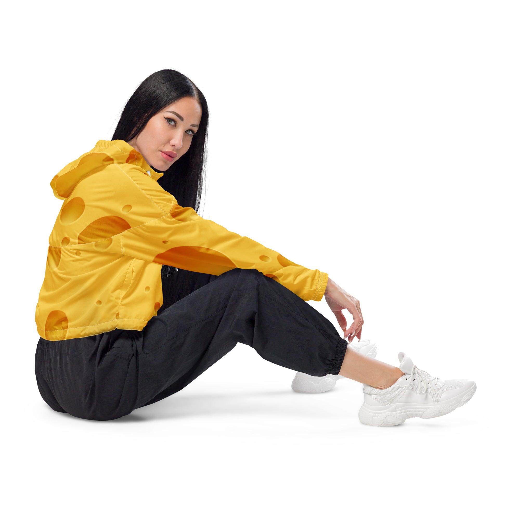 yellow windbreaker
