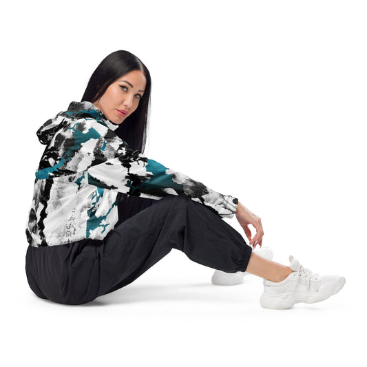 White Windbreaker Jacket